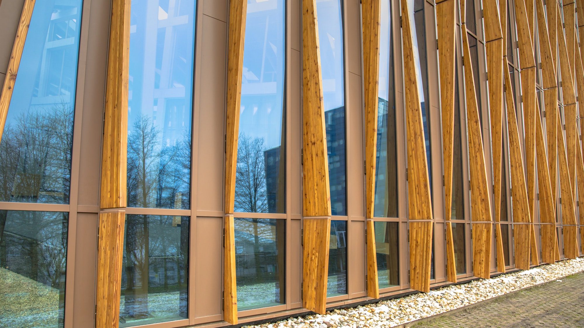 Detail sustainable school building
